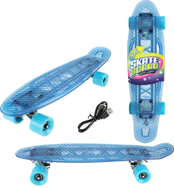 Toi Toys Skateboard Mit Licht, 55 Cm, Sechs Varianten (inkl. Akku) 9