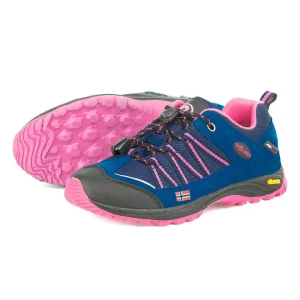 TROLLKIDS Trekkingschuhe “Lofoten Hiker Low” In Blau/ Rosa 13