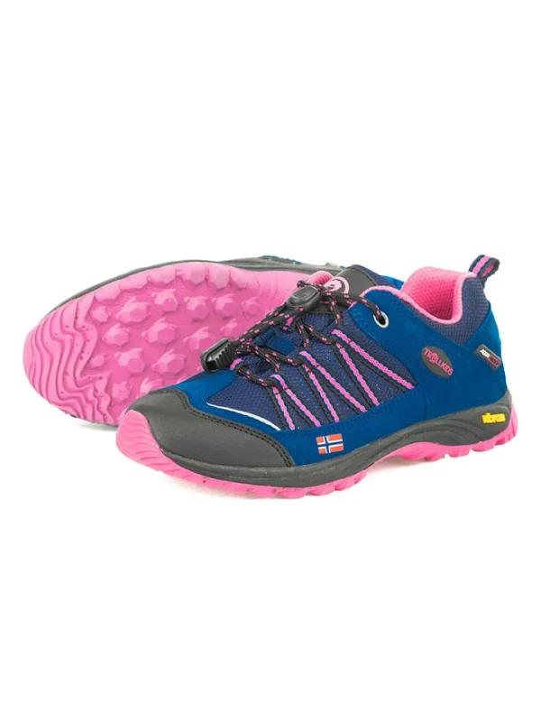 TROLLKIDS Trekkingschuhe “Lofoten Hiker Low” In Blau/ Rosa 5