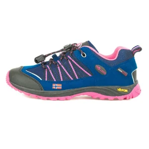 TROLLKIDS Trekkingschuhe “Lofoten Hiker Low” In Blau/ Rosa 15