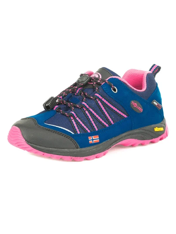 TROLLKIDS Trekkingschuhe “Lofoten Hiker Low” In Blau/ Rosa 1