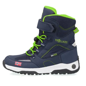 TROLLKIDS Winter Schuhe “Lofoten XT” In Marineblau / Vipergrün 6